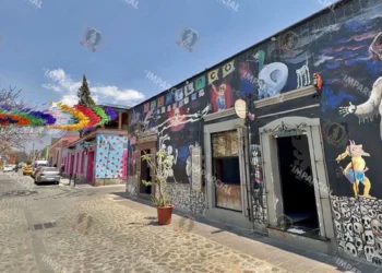 Foto: Archivo El Imparcial // Murales que rompen con “la cromática” oficial, en la mira.