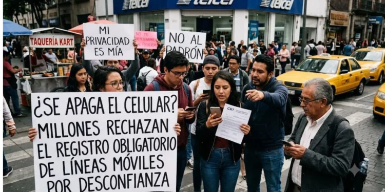 ¿Se apagarán los celulares? Millones rechazan el registro obligatorio de líneas por desconfianza