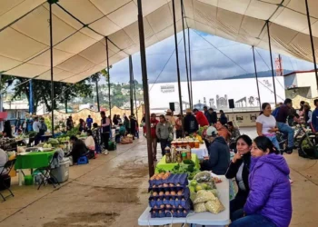 Se ofrecieron alimentos, hortalizas, plantas medicinales y productos del campo, además de mantener viva la práctica ancestral del trueque.