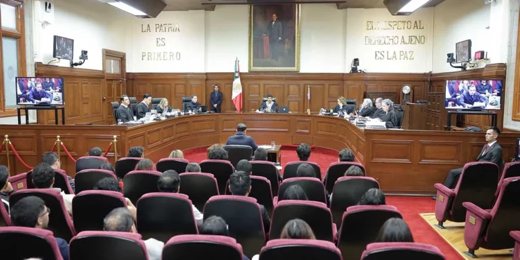 Foto: SCJN // Sesión pública de la Suprema Corte de Justicia.