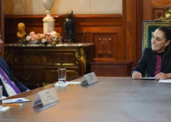 Claudia Sheinbaum se reúne con Jamie Dimon, CEO de J.P. Morgan, director del banco más valioso del mundo