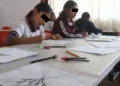 Estudiantes de San Juan Quiotepec reciben taller de dibujo