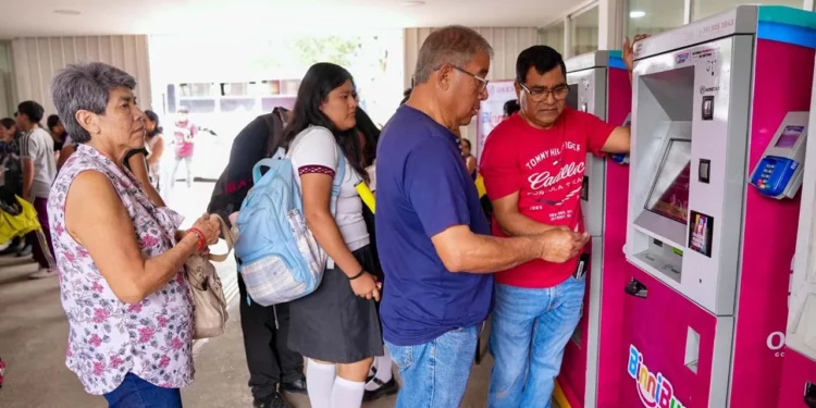 Apenas 27 módulos para recargar tarjetas BinniBus