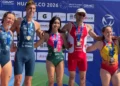 Suena el Himno Nacional en Huatulco; México conquista el oro en la Copa Mundial de Triatlón 2026