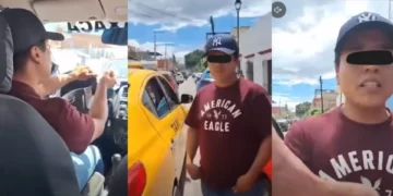 IMÁGENES | “¡Bájate o paga más!” Video exhibe presunta agresión de taxista contra una mujer en Oaxaca