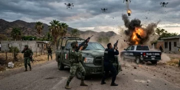 Drones con explosivos desafían a las fuerzas de seguridad en Sinaloa