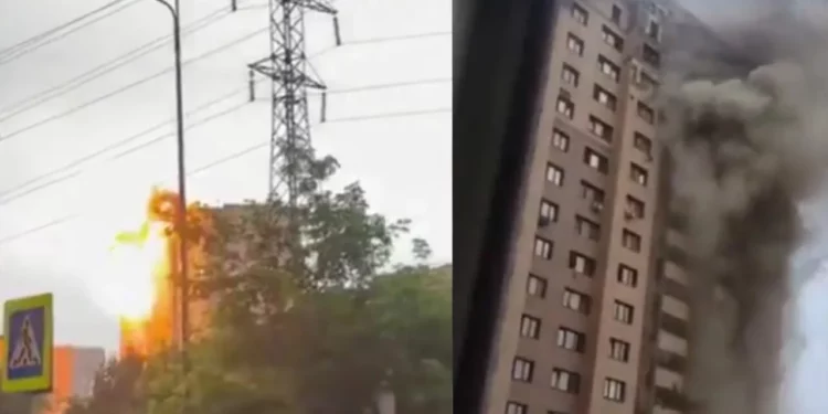VIDEOS | ¡Moscú bajo fuego! Ataque masivo con drones deja heridos, incendios y daños en zonas civiles