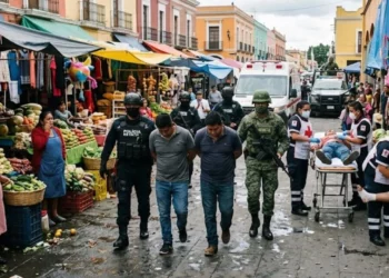 Balacera y narcomenudeo sacuden el mercado de Puebla: tres heridos y dos detenidos