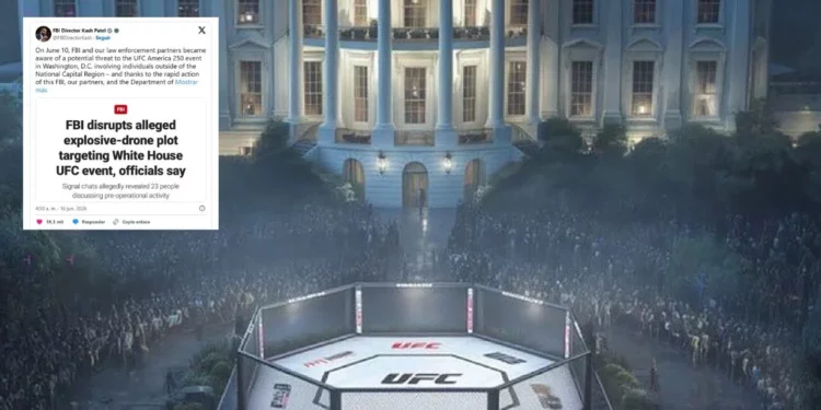 Frustran presunto atentado con drones explosivos contra la Casa Blanca en evento de UFC