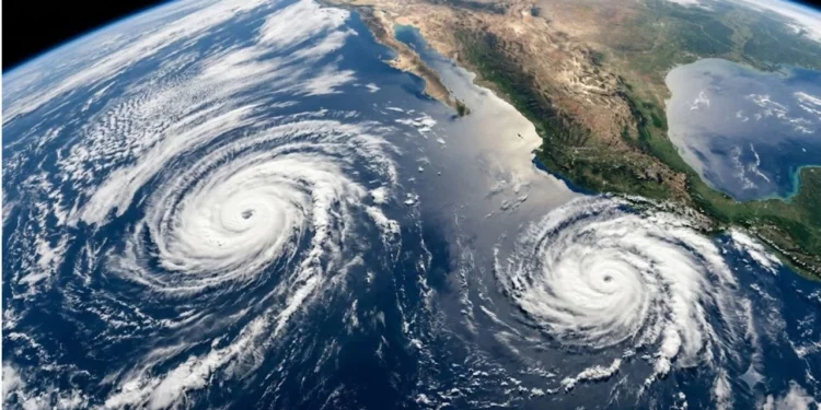 Dos posibles ciclones amenazan a México con lluvias y calor previo al Mundial