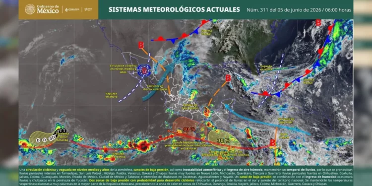 Oaxaca se prepara para más lluvias intensas y tormentas eléctricas este 5 de junio