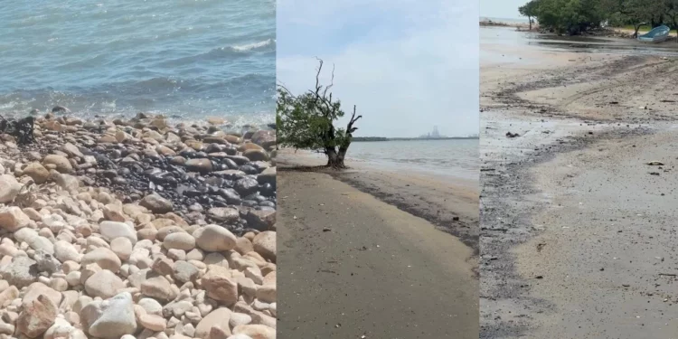 VIDEO | Derrame de hidrocarburo golpea a bahía La Ventosa; habitantes exigen respuesta de Pemex