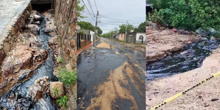 ¡Alerta en Salina Cruz! Derrame de hidrocarburo se extiende por colonias tras horas sin control