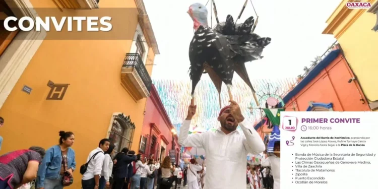 ¡Oaxaca ya está de fiesta! Arranca el mes de la Guelaguetza; Convites y 140 actividades