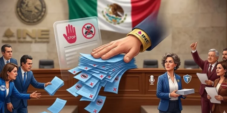 INE ordena bajar 42 publicaciones del PAN por presunta calumnia contra Morena