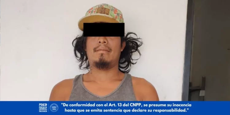 Capturan a presunto asaltante acusado de robar una motocicleta a punta de pistola en el Istmo de Oaxaca