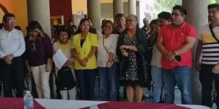 Foto: IGAVEC // Labor proselitista del morenismo.
