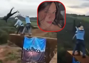 VIDEO | ¡La lanzaron sin sujeción! Seis detenidos tras muerte de joven en salto de bungee en Brasil