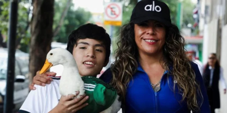 El pato Merlín conquista a México y llega a La Mañanera del Pueblo