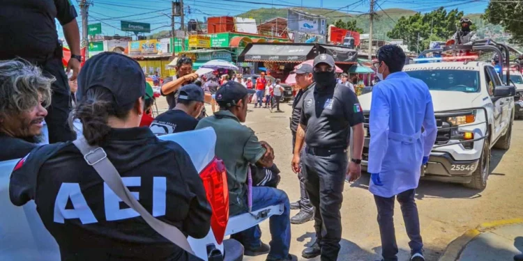 Foto: Gobierno de Oaxaca // Cuestionada retención de personas en situación de calle a causa del operativo Pescador