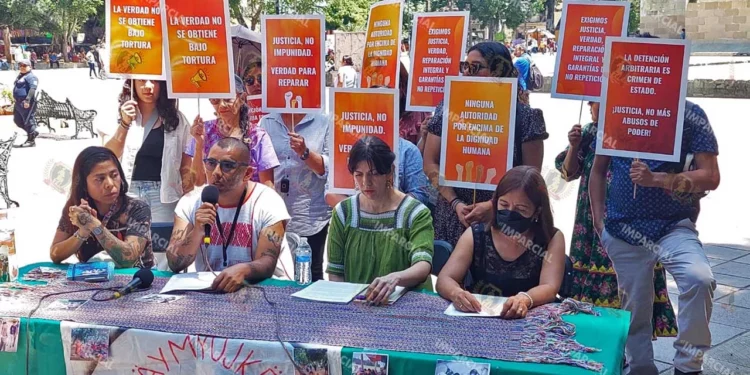 Foto: Adrián Gaytán // Omisa y deficiente labor de organismos como la DDHPO y el gobierno estatal, acusan activistas.