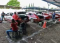 Foto: Adrián Gaytán // La improvisación, sello del gobierno, ahora tienen a usuarios y taxis foráneos como presa.