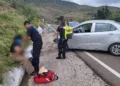 El fuerte accidente automovilístico se suscitó a la altura de la agencia Corral de Piedra.