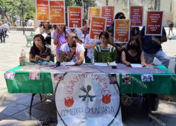 Foto: Jesús Santiago // Consorcio señaló que la persona defensora de Derechos Humanos fue golpeada, tirada y esposada.
