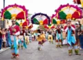 Foto: Gobierno de Oaxaca // Los danzantes de la Pluma dieron una probadita de lo que será la Guelaguetza 2026.