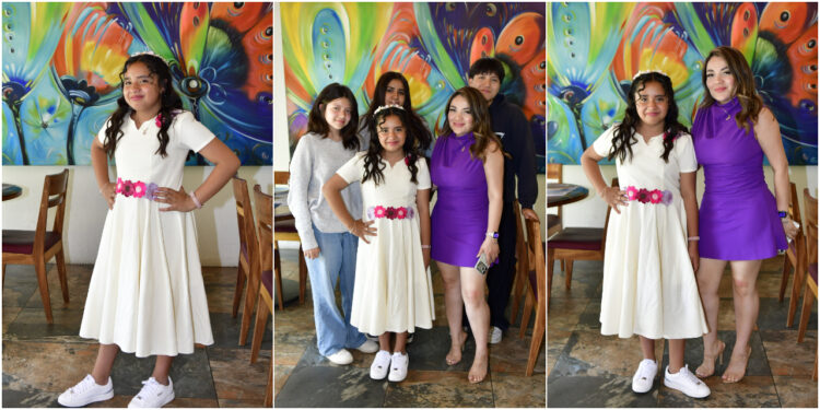 Fotos: Rubén Morales // Paola Anahí Canseco Cruz celebró la conclusión de sus estudios de primaria rodeada del cariño de sus familiares.