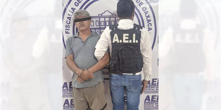 José Cupertino L. M., de 62 años, fue aprehendido por la AEI.