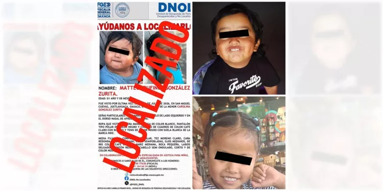Autoridades desactivaron las alertas de búsqueda de los hermanos Matteo y Carolina.