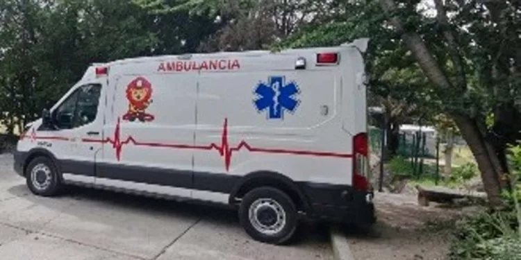 El lesionado presentaba una herida de aproximadamente 10 centímetros en el cráneo.