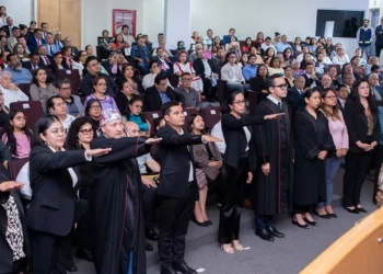 Foto: cortesía // En Sesión Solemne de los Plenos conjuntos del Tribunal Superior de Justicia y del Consejo de la Judicatura rindieron protesta los integrantes de la Comisión para la aplicación del CNPCyF.