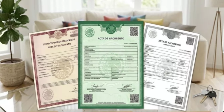 ¿Verde, sepia o blanca? Conoce el significado de los colores del acta de nacimiento y su validez oficial