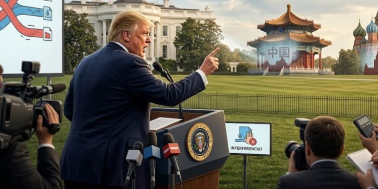Trump revive la batalla electoral: acusa a China de interferencia y reabre la guerra política en Washington