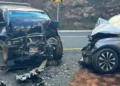 Brutal encontronazo en la autopista a la Costa: cuatro heridos tras invasión de carril