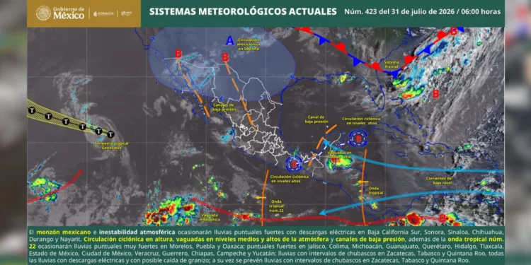 Lluvias, tormentas y bochorno: Oaxaca enfrenta jornada de riesgo por efectos de onda tropical