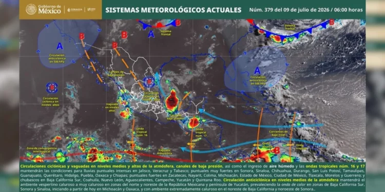 Lluvias intensas, deslaves y oleaje peligroso amenazan este jueves a gran parte de Oaxaca