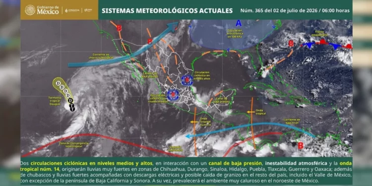 Oaxaca enfrenta una nueva jornada de lluvias intensas