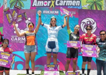 La oaxaqueña Luz Audelia Reyes conquista el primer lugar en la LXVII Clásica de Ciclismo en Campeche