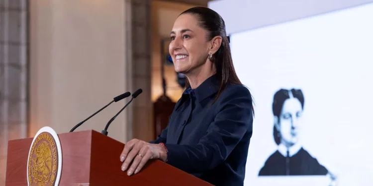 Foto: Presidencia de la República // Claudia Sheinbaum al reforzar infraestructura educativa.