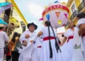 Con trajes típicos, música y bailes tradicionales, personas mayores de las ocho regiones de Oaxaca protagonizaron esta edición.