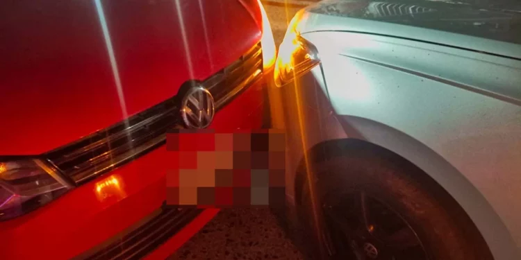 El incidente se resolvió mediante un acuerdo mutuo entre ambos automovilistas.