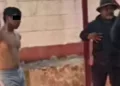 El presunto delincuente fue exhibido por vecinos de Vista Hermosa antes de ser entregado a la Policía Municipal de Huajuapan.