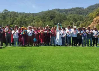 En Santa Cruz Río Venado se inauguró un nuevo espacio deportivo.