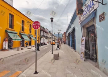 Foto: Jesús Santiago // Este domingo fue inaugurada la ampliación de banquetas en la calle 20 de Noviembre.