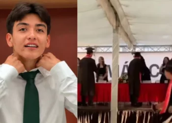 VIDEO | Gilberto Mora se gradúa de preparatoria tras brillar con México en el Mundial 2026
