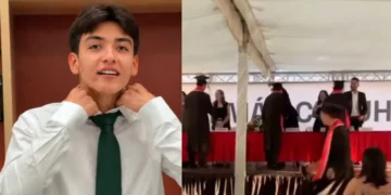 VIDEO | Gilberto Mora se gradúa de preparatoria tras brillar con México en el Mundial 2026