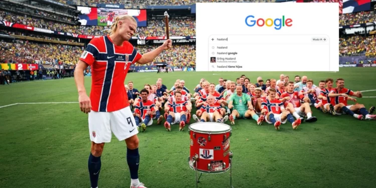 El truco oculto de Google dedicado a Erling Haaland y la histórica Selección de Noruega
